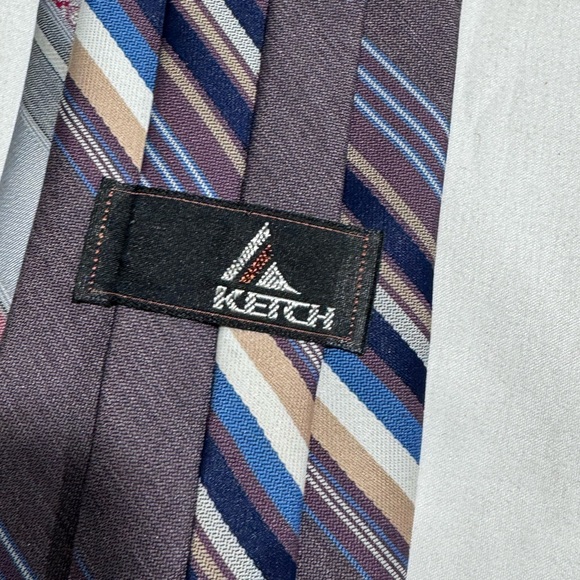 LOT OF 6 VINTAGE CLIP ON TIES. DESIGNER COLLECTION, KETCH, HANOVER ST., PRESTIGE - Picture 3 of 8
